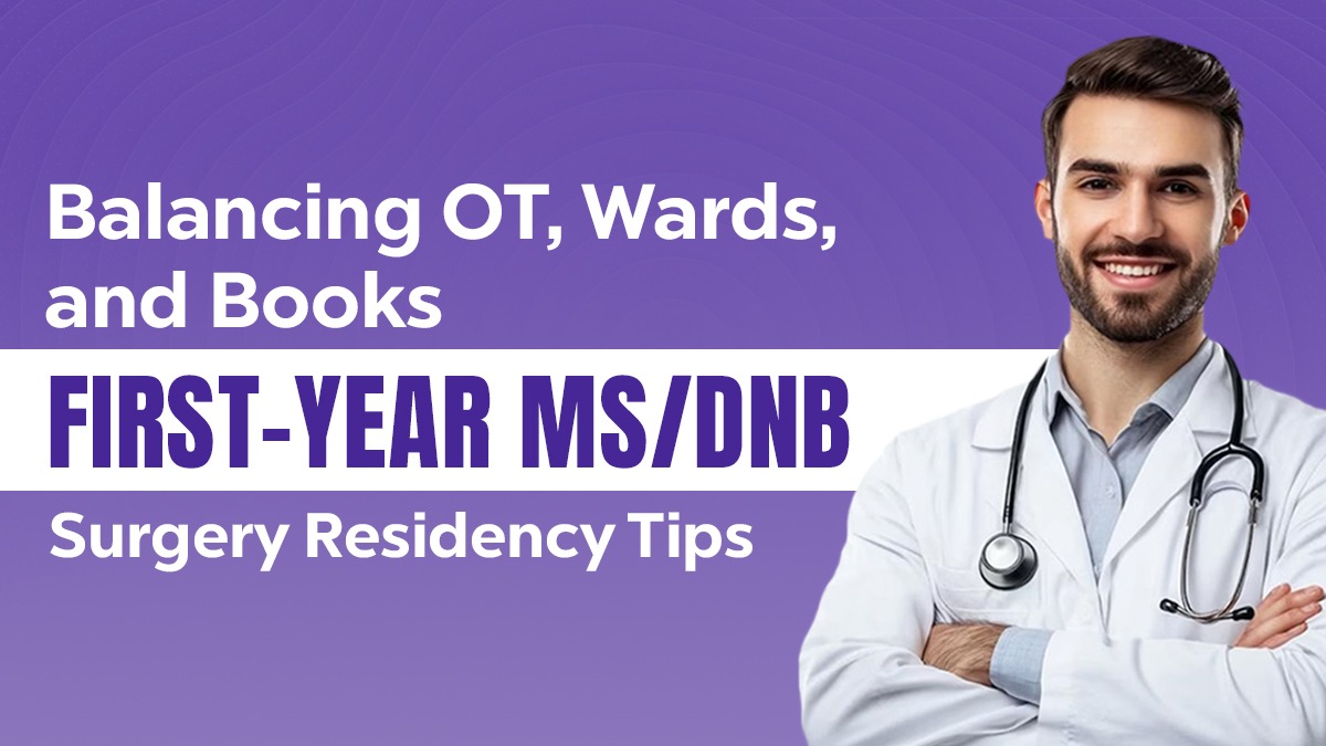 Balancing OT, Wards, and Books: First-Year MS/DNB Surgery Residency Tips