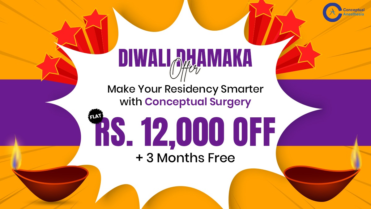 Diwali Dhamaka Offer – Make Your Residency Smarter with Conceptual Surgery | Flat ₹12k Off + 3 Months Free