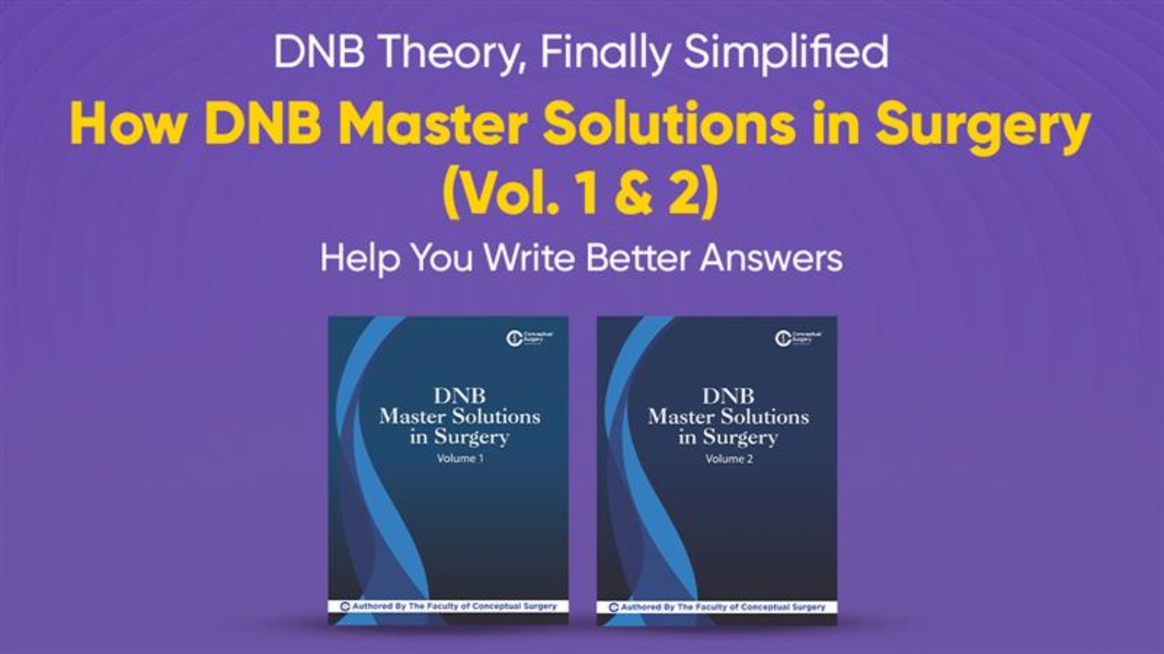 DNB Master Solutions in Surgery (Vol. 1 & 2)