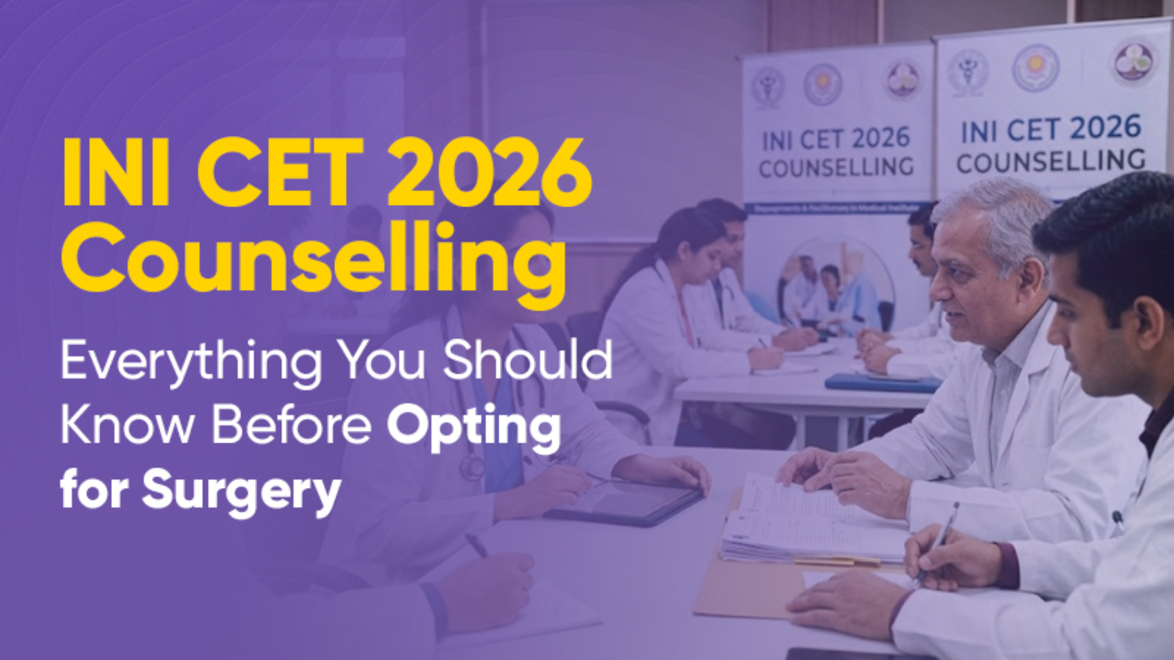 INI CET 2026 Counselling
